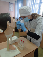 Мастер - класс на тему : "Порядок забора биологического материала при дифтерии"