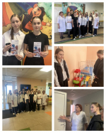 Школьники медицинского класса МБОУ СОШ № 4 посетили детскую поликлинику ГУЗ "Усманская ЦРБ"