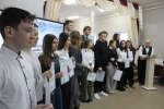 Церемония награждения победителей и призеров муниципального этапа Всероссийской олимпиады школьников